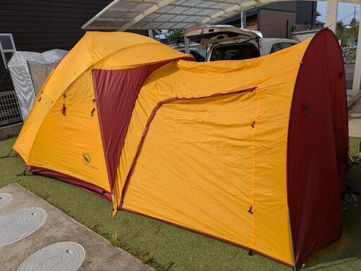 新品 未使用 BIG AGNES ビッグハウス6デラックス ビッグテント6人用② BIG AGNES ビッグハウス6デラックス（プリント） グリーンリーフ