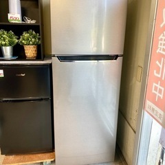 仙台市内トラック荷台渡し無料！ ハイセンス 2021年製 スタイリッシュ シルバー 中古 227L HR-B2302 冷蔵庫 の画像