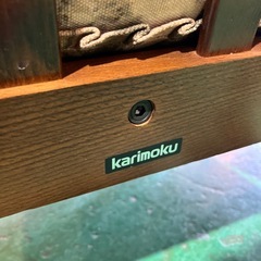 🉐【カリモク/コロニアル】karimoku　ひとり掛けソファ　1人掛けソファ　花柄　アンティーク　ビンテージ　ヴィンテージ　ブランド家具　高級家具【2脚セット】の画像