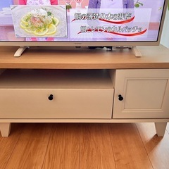 【福岡市中央区】ホワイト×木目 テレビ台