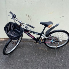 子供用自転車　24インチ　６段変速ギア付き