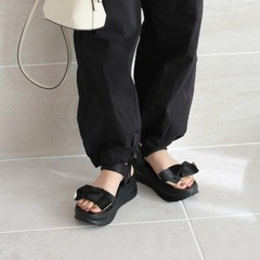 新品　厚底サンダル LLの画像