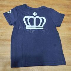 90サイズ BABYDOLL ネイビーTシャツの画像