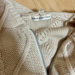 NICE CLAUP ニットパーカーの画像