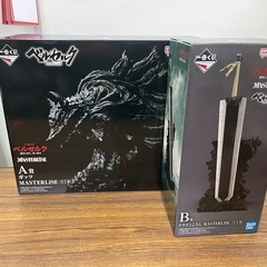 【未使用】一番くじ ベルセルク A賞 ガッツ + B賞 ドラゴン...