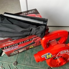 E-Value 藤原産業 ハンディブロワー EBL-500V 動作確認済 風力切替OK！ ダストバッグ ノズル ブロワ 箱入 500W 中古品 ③の画像