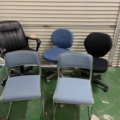 事務椅子ほかバラバラ5台