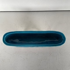 青釉 花入 水盤 水鉢 生花 盆栽鉢 花器
の画像