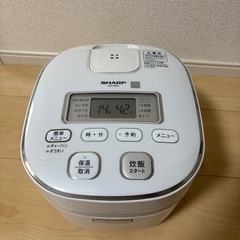 SHARP 炊飯器　3合炊き  