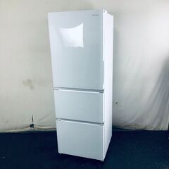ID:rg220494 【自社配送エリア内限定】ヤマダ電機 YAMADA 冷蔵庫 ファミリー 中古 2023年製 3ドア 358L ホワイト ファン式 右開き YRZ-F36K  【リユース品：状態A】【送料無料】【設置費用無料】
