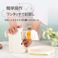 新品未使用　かき氷機　かき氷　ひんやり　おやつ　冷たいの画像