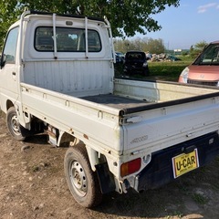 ご成約ありがとうございました。格安コミコミ価格25万 車検9.6 軽トラック 北海道札幌H13 サンバートラック4WDの画像