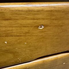 ジモティ来店特価!!　4段チェスト　ブラウン　　J-2505170の画像