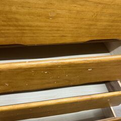 ジモティ来店特価!!　4段チェスト　ブラウン　　J-2505170の画像