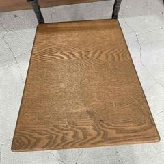 B29★家風 KAFU★①チェア 1人掛け イス アイアン＋木 作家作品 鍛鉄 新品定価約4万円 スタイリッシュ オシャレの画像