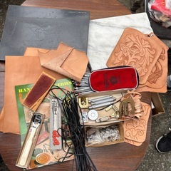 レザークラフト 道具セット中古