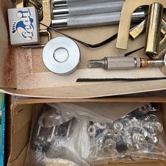 レザークラフト 道具セット中古の画像