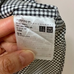 ユニクロ 半袖ボタンダウンシャツ 2枚 Ｌの画像