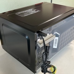 【RKG-282】特価！アイリスオーヤマ/フラット電子レンジ/ PMB-F186-B /中古美品/2023年製の画像
