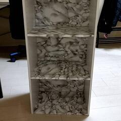 模様入りカラーボックス