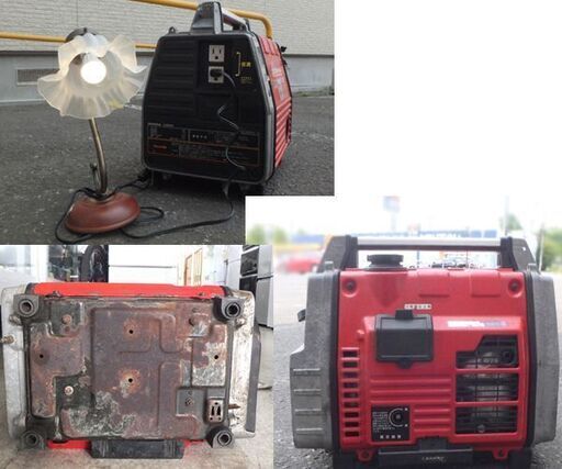 HONDA 発電機 デンタ EB550 450VA 50Hz ポータブル 小型発電機 動作確認済 夜釣り照明 DIY ホンダ 屯田店