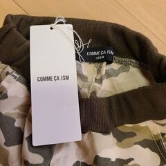 【新品未使用】COMME CA ISMカモフラージュ柄ハーフパンツの画像