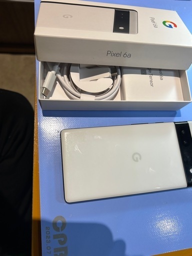 最終値下げ完了早い者勝ちGoogle pixel6A充電器・箱付き