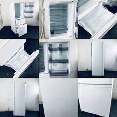 ID:rg220504 【自社配送エリア内限定】東芝 TOSHIBA 冷蔵庫 ファミリー 中古 2021年製 3ドア 356L ホワイト ファン式 右開き GR-T36SC(WT)  【リユース品：状態B】【送料無料】【設置費用無料】の画像
