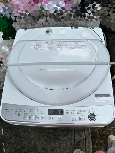 取引中 2021年製✨洗濯機✨7キロ✨SHARP