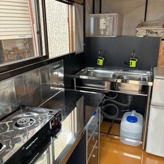新品❗️格安❗️軽トラ用　キッチンカー　キャンピングカー　ＤＩＹ　車中泊の画像