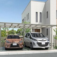 地域最安値 ネスカF ワイドカーポート 激安 リクシルの画像
