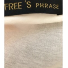 未使用　FREE'S PHRASE  フリーズフレーズ　半袖トップス　シースルーの画像