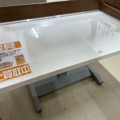 ジモティ来店特価!!　昇降テーブル　ホワイト　　J-2505177