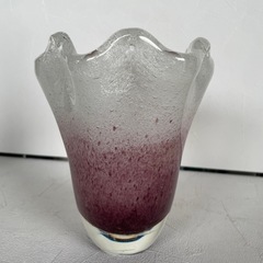 ガラス工芸　花器　花瓶