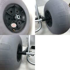 釣り用品　ボート用品　バルーンタイヤドーリー　台車　55kg/121LBSの画像
