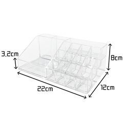 *送料無料★ しっかり安定 メイクボックス 化粧品収納 収納 透明の画像