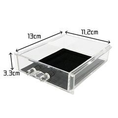 *送料無料★ しっかり安定 メイクボックス 化粧品収納 収納 透明の画像