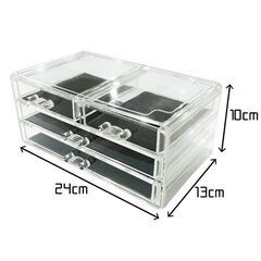 *送料無料★ しっかり安定 メイクボックス 化粧品収納 収納 透明の画像