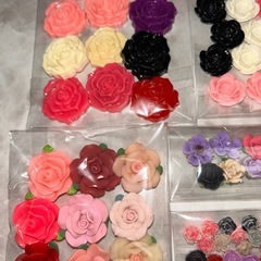 凸デコパーツ凸薔薇 バラ の画像