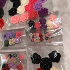 凸デコパーツ凸薔薇 バラ の画像