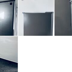ID:rg220611 【自社配送エリア内限定】シャープ SHARP 冷蔵庫 ファミリー 中古 2018年製 5ドア 412L シルバー ファン式 両方開き SJ-W412D-S  【リユース品：状態C】【送料無料】【設置費用無料】の画像