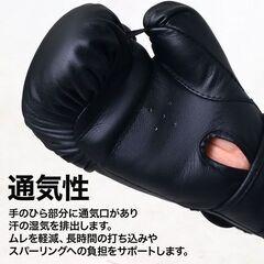 *2個組★ パンチンググローブ 衝撃吸収 通気性 やわらか素材 初心者向けの画像