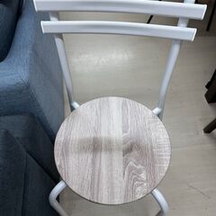 ジモティ来店特価!!　2人ダイニングセット　オフホワイト　　J-2505180の画像