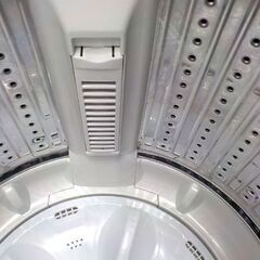 西岡店 洗濯機 5.0㎏ 2021年製 ヤマダセレクト YWM-T50H1 ホワイト 単身・1