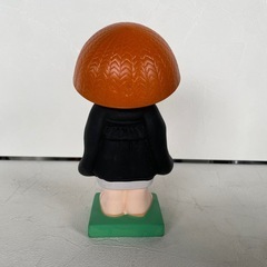 お坊さん人形　紀三井寺　セトモノ置物の画像