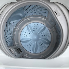 【RKGSE-325】特価！ハイセンス/5.5kg/全自動洗濯機/HW-55E2W/中古品/2024年製/当社より近隣地域無料配達の画像