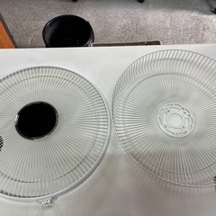 HITACHI 日立 着脱式 リモコン付属 30cm リビング扇風機 HEF-DC50 風力6段階 チャイルドロック 減灯•消音機能付 動作確認済 中古美品 ①の画像