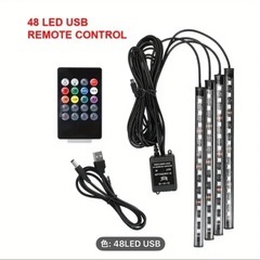 LEDテープライト イルミネーション 車用 間接照明 車用 フットライトの画像