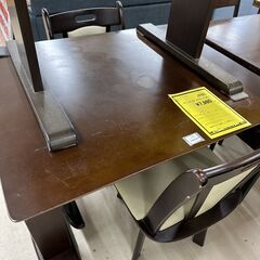 ジモティ来店特価!!　2人ダイニングセット　ブラウン　　J-25...
