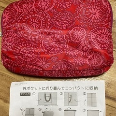 花柄ボストンバッグ 2wayの画像
